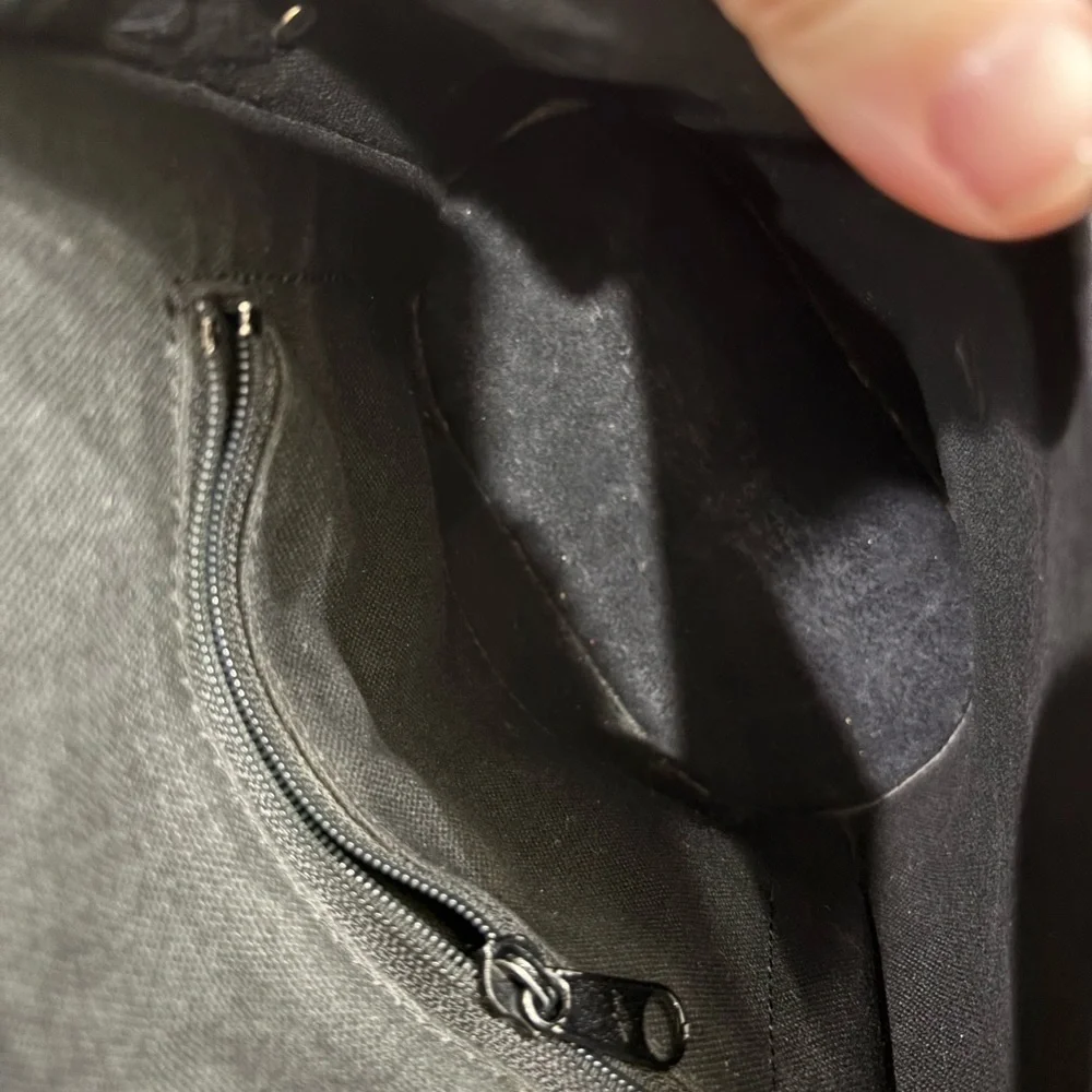Brighton Black Croc-Embossed Leather Crossbody Bucket Bag